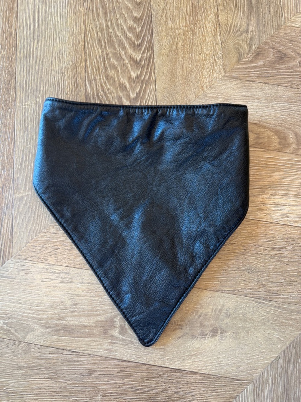 Black‎ Fleece Lined Waterproof Leather Face Mask Bandana Neck Gaiter